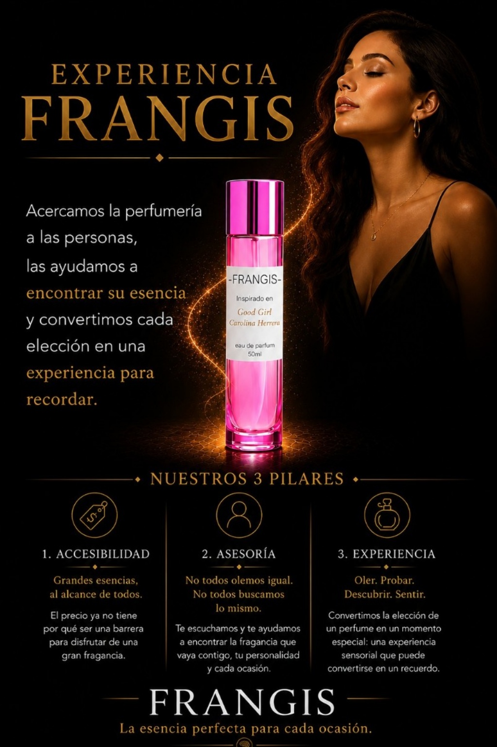 Experiencia FRANGIS: accesibilidad, asesoría y experiencia sensorial